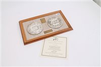 Lot 2489 - Limited edition Silverer Waterloo Medals, no....