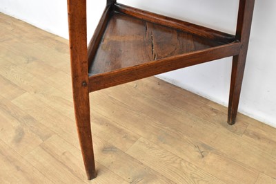 Lot 1382 - Good 18th century fruitwood cricket table