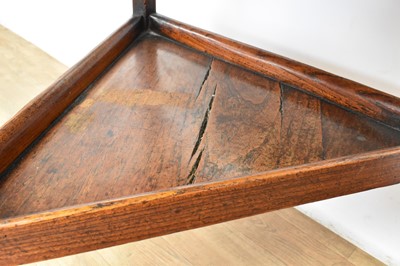 Lot 1382 - Good 18th century fruitwood cricket table