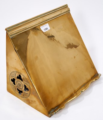 Lot 1395 - Victorian brass lectern