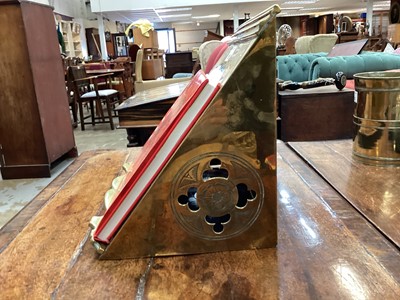 Lot 1395 - Victorian brass lectern