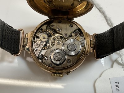 Lot 429 - Early 20th century Rolex gold ladies wristwatch