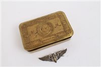 Lot 2495 - First World War Princess Mary gift tin,...