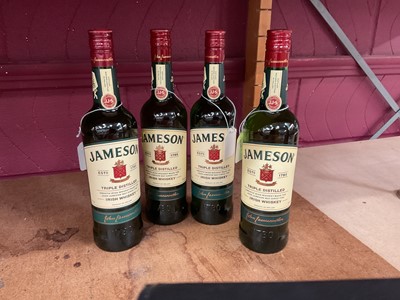 Lot 425 - Four bottles of Jameson Whiskey, 700 ml, (4 bottles).