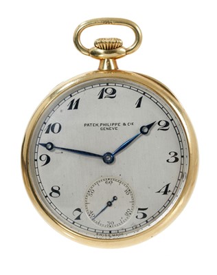 Lot 422 - Patek Philippe 18ct gold pocket watch