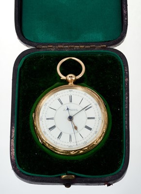 Lot 423 - Victorian 18ct gold pocket watch