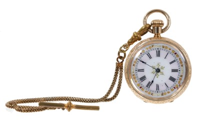 Lot 426 - 19th century fob watch