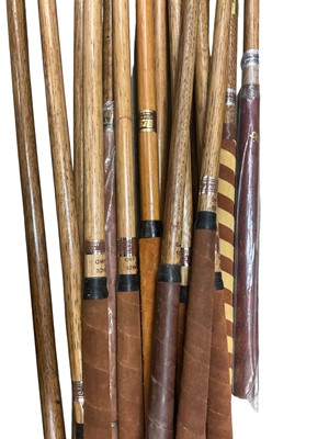 Lot 256 - Collection of Scottish handmade hickory shafted golf clubs