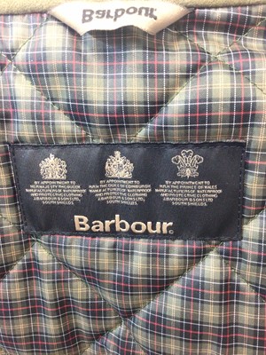 Lot 2068 - Barbour women's Eventer jacket size 16, as new, Barbour navy Heathfield overlayer new with tags ans Burberry's jacket.