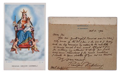 Lot 586 - Rudyard Kipling - An autograph letter dated Oct. 11 1900.