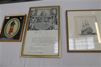 Lot 2507 - Unusual 18th century engraved merchant ship's...