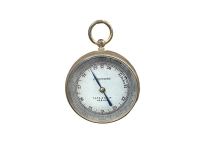 Lot 108 - T.A.R.S. & W compensated pocket barometer