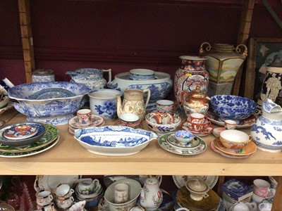 Lot 647 - Oriental and other ceramics, including an 18th century Chinese tureen, Noritake vase, etc