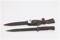 Lot 2520 - Second World War German K98 bayonet in...