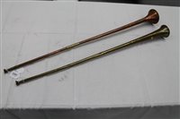 Lot 2523 - Early 20th century copper hunting horn by...