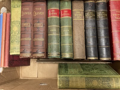 Lot 277 - Box of Victorian bound periodicals