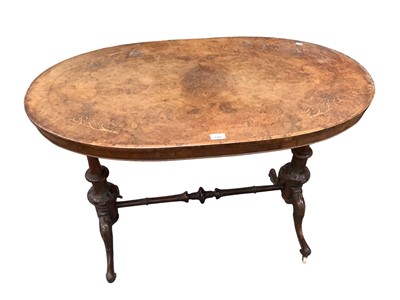 Lot 1397 - Victorian walnut occasional table on casters