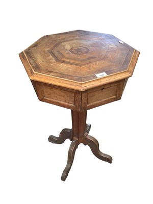 Lot 1398 - Antique Sewing table