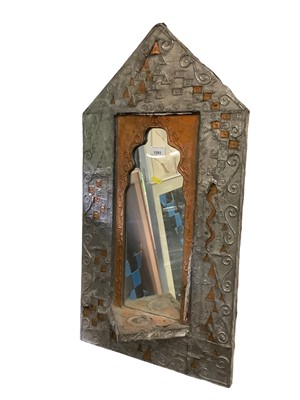 Lot 1393 - Unusual wall mirror