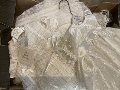 Lot 288 - Two christening gowns and shawls