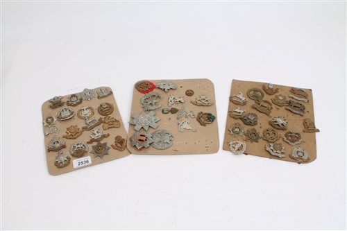 Lot 2536 - Three Carsds mounted with a good selection of...