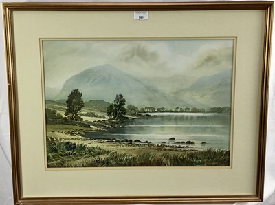 Lot 161 - Keith Burtonshaw, British 1930-2008. Pair of watercolours, Lake District landscapes. Signed lower right on each. Framed. 35.5x51.5cm