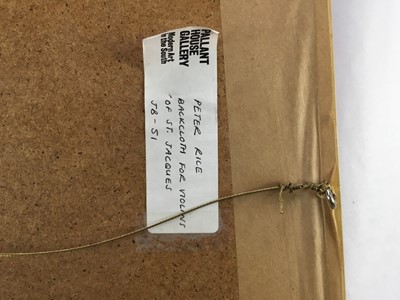 Lot 153 - Peter Rice, British 1928-2015, stage designer and artist. Pen and ink / pencil on laid brown paper, set design backcloth for “The Violins of St. Jacques”. Inscribed and with gallery label verso. 38...