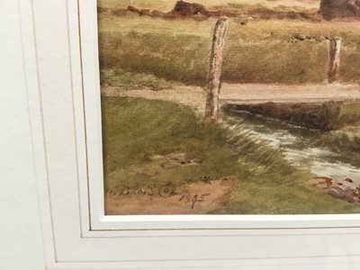 Lot 101 - David Cox, British 1783-1859. Watercolour, “The harvesters return”. Signed and dated 1845 lower left. Framed and mounted. Overall including frame 43x49cm