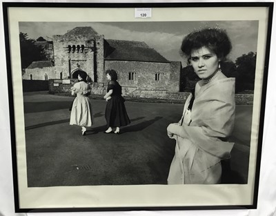 Lot 120 - Jacky Chapman, photojournalist, British b.1963. “The Young Conservatives Ball, 1986”. Signed on the margin. This image is listed and titled on her website in the featured works in monochrome. Frame...