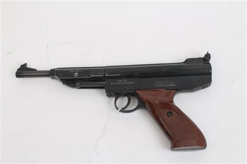 Lot 2544 - West German EM - GE Model. LP3A, .22 calibre...
