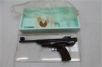 Lot 2545 - Original Mod. S .22 calibre air pistol with...