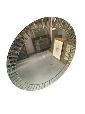 Lot 1388 - Laura Ashley circular Capri wall mirror, 100cm diameter