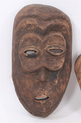 Lot 593 - Two Congo masks acquired in the 1980s