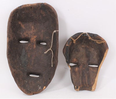 Lot 593 - Two Congo masks acquired in the 1980s