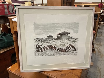 Lot 525 - David Gentleman (b.1930) lithographic print of Orford Ness, no. 43 of 50