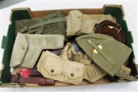 Lot 2565 - Selection of militaria - to include webbing...