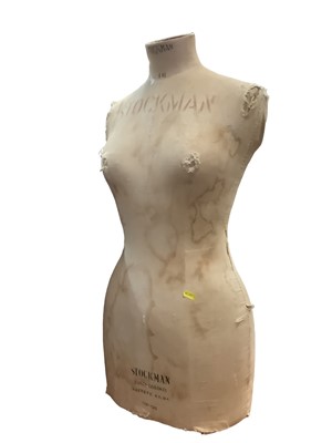 Lot 725 - Stockman vintage dressmakers tailors dummy mannequin ( Body Only) Size 46