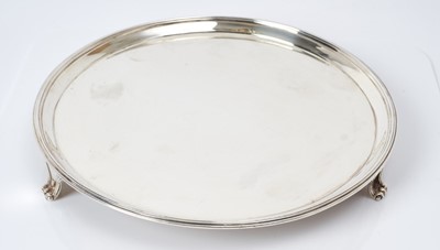 Lot 214 - George III silver salver