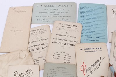 Lot 553 - Collection of early 20th century dance cards, approximately 30