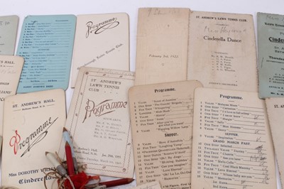 Lot 553 - Collection of early 20th century dance cards, approximately 30