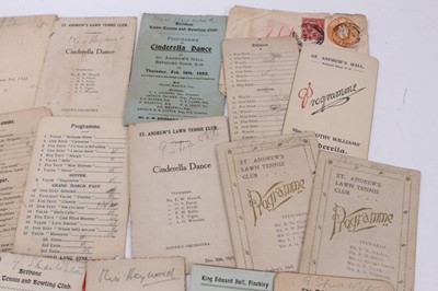 Lot 553 - Collection of early 20th century dance cards, approximately 30