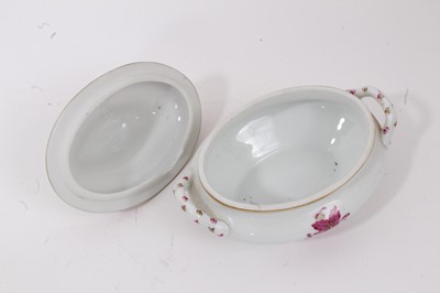 Lot 21 - Herend hors d'oeuvres set (two pieces missing), 37cm diameter, and a small tureen and cover