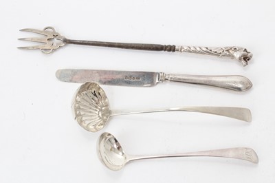 Lot 244 - Collection of four silver items