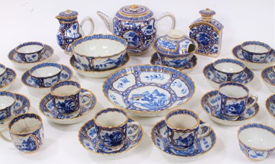 Lot 53 - Late 18th century Chinese export porcelain teaset