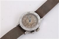 Lot 2598 - SCarsce Second World War Longines Weems Patent...