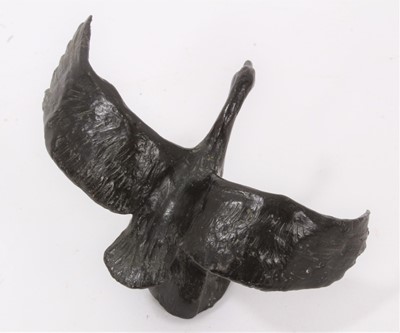 Lot 659 - Bronze sculpture of a goose