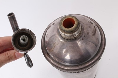 Lot 255 - French silver plated soda syphon