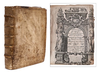 Lot 571 - Pierre Matthieu - Histoire de France...du regne de Henry IIII, 1605, part 1, 326pp and index, in early vellum binding