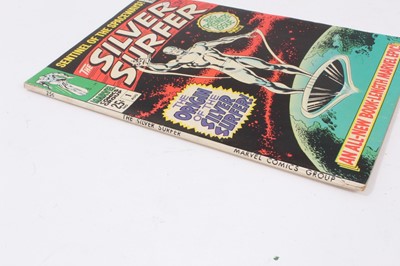 Lot 1 - Marvel Comics The Silver Surfer #1 (1968). The origin of the silver surfer and first solo title,  Priced 25 cents. (1)