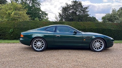 Lot 1048 - 1996 Aston Martin DB7 Coupe, 3.2, automatic, Reg. No. P530 MBM, finished in Buckingham green metallic, with green piped cream leather interior and green carpets